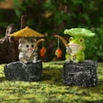 thumbnail image 3 of 1pcs Cat Figurines Ornaments for Aquarium-Resin Cat Statues-Underwater Landscape Figurine Decoration for Fish Tank ﻿, 3 of 5