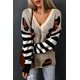 thumbnail image 3 of ABPHQTO Suéter de leopardo de patchwork con mangas a rayas para mujer, 3 of 5