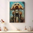 thumbnail image 4 of Spinone Italiano Dog Poster Riding A Motorcycle - Spinone Italiano Dog Canvas Wall Art For Bedroom Decor - Vintage Wall Decor - Dining Room Wall Decor, 4 of 6