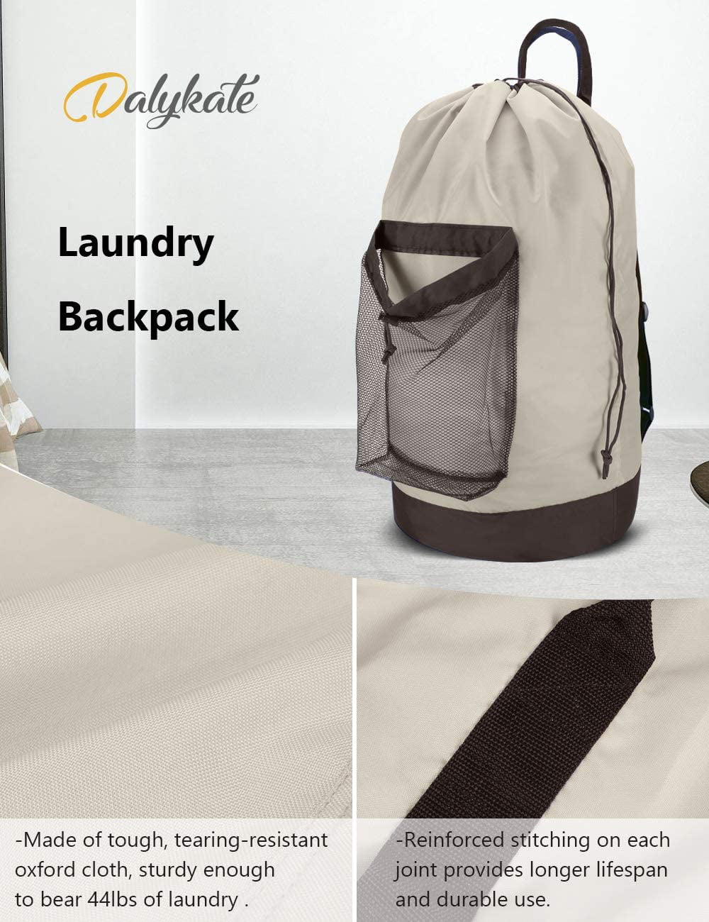 Laundry Bag Backpack Extra Large, Heavy Duty Laundry Bag with Straps and  Belt for College Students, …See more Laundry Bag Backpack Extra Large,  Heavy