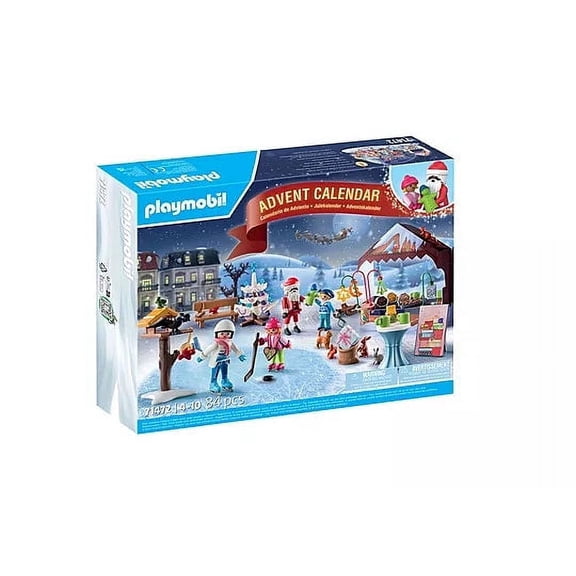 PLAYMOBIL #71472 Advent Calendar Trip to Christmas Market NEW 2024!