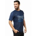 thumbnail image 2 of Level Six Men's Coastal Shortsleeve Sun Shirt 2XL Navy waves, 2 of 3