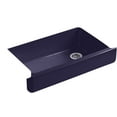 thumbnail image 1 of Kohler K-6488 Whitehaven 35-1/2" Undermount Single Basin Cast Iron Kitchen Sink - Blue, 1 of 7
