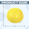 thumbnail image 2 of BESTSKY Exercise Ball,6.3"*6.3"*3.15" Birthing Ball,Anti-Slip Workout Ball,Yellow, 2 of 7