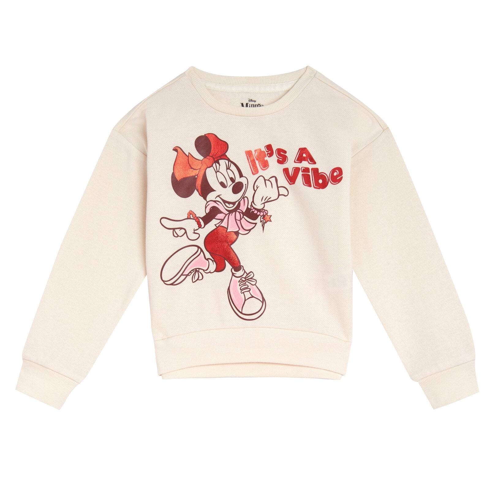Disney Minnie Mouse Fleece Sweatshirt and Leggings Outfit Set Toddler to Big Kid