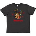 thumbnail image 3 of Inktastic Merry Christmas Reindeer Youth T-Shirt, 3 of 5