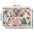 thumbnail image 5 of Pioneer Flower Floral Print Pattern Summer Placemats Table Placemats Set Of 6-Linen Kitchen Washable Placemats Table Mats 12x18 Inch Non-Slip Heat Resistant, 5 of 5