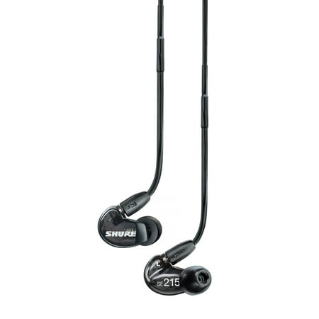 Shure Audio - Shure SE215 Sound Isolating Headphones Earphones In-Ear Stereo Headphones Black