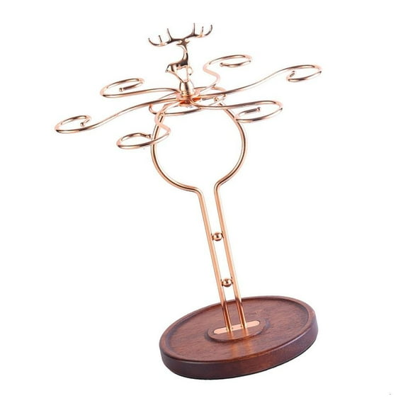 6 Wine Glasses Tabletop Display Drying Rack Countertop Wine Glass Holder