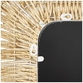 thumbnail image 4 of DecMode 32" x 47" Brown Handmade Woven Wall Mirror, 4 of 10