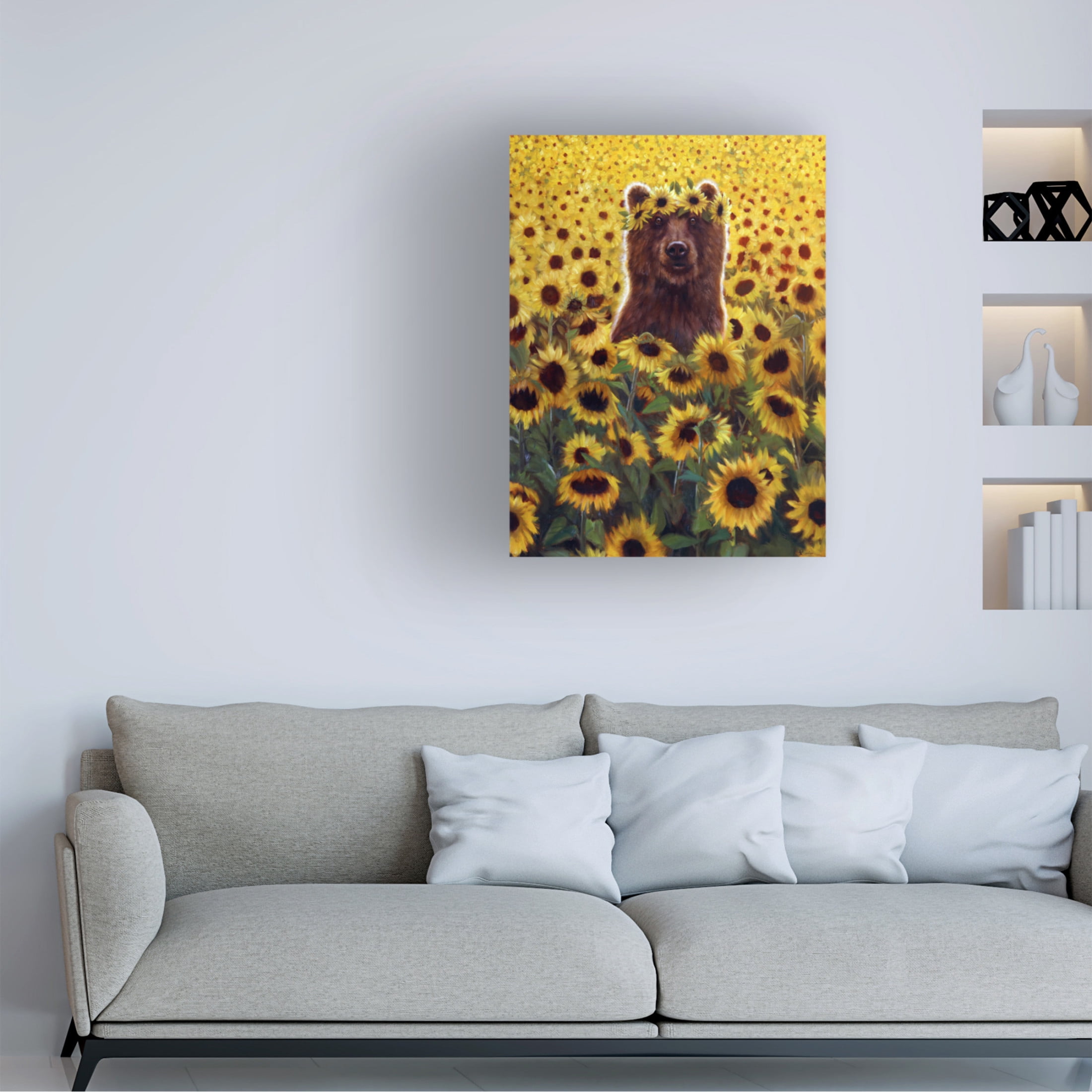 Canvas Wall Art - Lucia Heffernan 'Delilah' Wall Art for Living Room, Bedroom, or Office Décor by Trademark Fine Art - 35 x 47 Inches