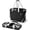 Midnight Black/Quarry Rock, variant on CleverMade Gear Hauler Pro 55L Collapsible Heavy-Duty Utility Tote, Ocean/Cognac