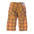 thumbnail image 2 of Blue Blood Men's Journey Madras Check Shorts 30W Ochre, 2 of 2