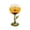 Yellow, variant on Floral Rose Shaped Wine Glass Cocktail Juice Goblet Cup For Home Party Bar Decor