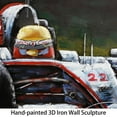 thumbnail image 6 of Empire Art Direct Indy Hand Painted 3D Metal Wall Art, 48" x 24" x 2.0", Ready to Hang, 6 of 9