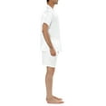 thumbnail image 4 of INSPIRE CHIC Men's Pajama Sets Short Sleeve Nightwear Top and Pants Loungewear, 4 of 5