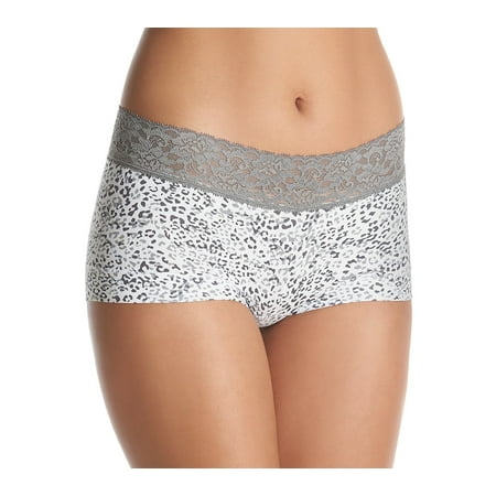 

Maidenform Womens Cotton Dream Boyshort With Lace - Best-Seller 5 Grey Daze