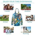 thumbnail image 4 of Youth Cartoon Hoodie Fashion Long Sleeve Kids Pullover Coat Casual Hoody Hooded Sweatshirts for Boys Girls, 4 of 8