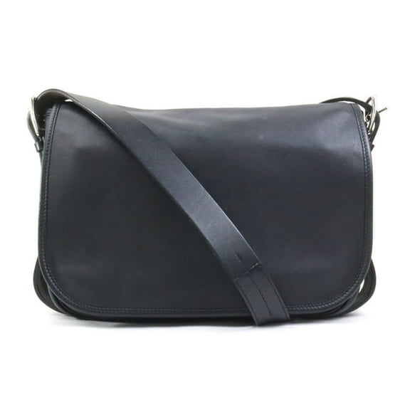 Pre-Owned Hermes HERMES Shoulder Bag Barda 30 Veau Sikkim Black Men's Women's 90032g
