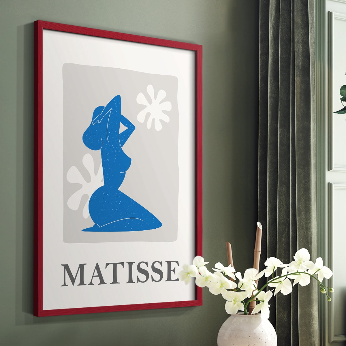 Matisse CCLXXI in Solid Wood 11 x 14 Framed Print