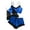 Blue, variant on TIHLMK Pajama Sets for Women Women V-Neck Eyelash Lace Stain Camisole Pajamas Bowknot Shorts Set Gift for Women