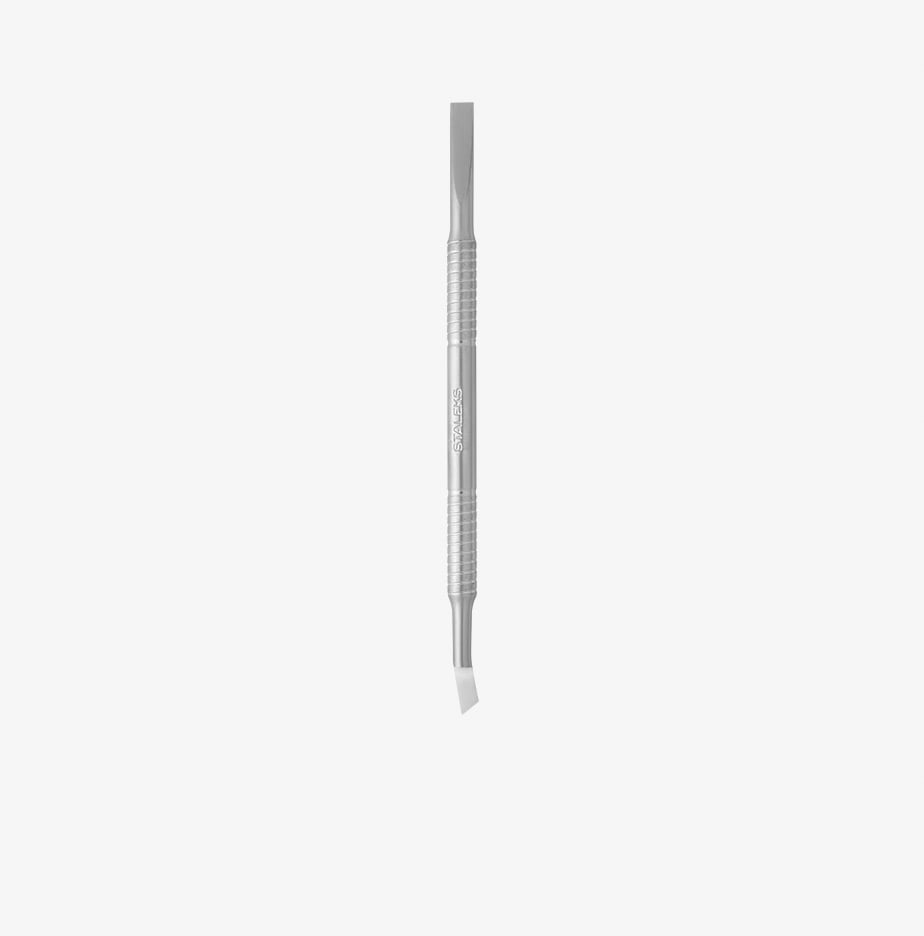 Cuticle pusher BEAUTY & CARE 40 TYPE 1 (rectangular pusher and blade)