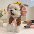 thumbnail image 6 of Walbest Pet Hoodie Cat Outfit with Mouse Ears Cute Soft Sweatshirt Spring and Autumn Puppy Sweater for Small Medium Dogs Cats, 6 of 7