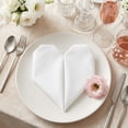 thumbnail image 5 of Unique Bargains 12Pcs Cotton Washable Elegant Cloth Napkins Light Gray 16x16inch, 5 of 6