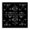 Bohemian Fractal Symmetry_v2, variant on Stupell Industries Bohemian Fractal Symmetry in Monochrome Canvas Art, 17 x 17, by El Perkin