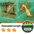 thumbnail image 4 of Quictent Large Metal Chicken Coop Run for 20+ Poultry with Galvanized Hardware Cloth and Waterproof Roof Cover, Outdoor Walk-in Cage Peak Hen House for Yard Farm, 12x9x6.6FT, 4 of 9