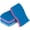 Blue, variant on Smart Design Non-Scratch Cellulose Smart Scrub Sponge - Set of 3 - Ultra Absorbent - Ergonomic Shape - Cleaning, Dishes, & Hard Stains - Fruit Pattern - Orange, Green, Yellow