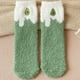 thumbnail image 5 of Minnieouse Calcetines de invierno duraderos de poliéster hechos para soportar las temperaturas más frías Calcetines de frutas de regalo Medias aguacates verdes, 5 of 6