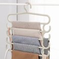 thumbnail image 1 of Feltree Trouser Rack 5 Tier Hanger Closet Hanging Pants Special Hanger Home Pants Clip Pants Multi Layer Multifunctional Pants Hanging Storage, 1 of 8