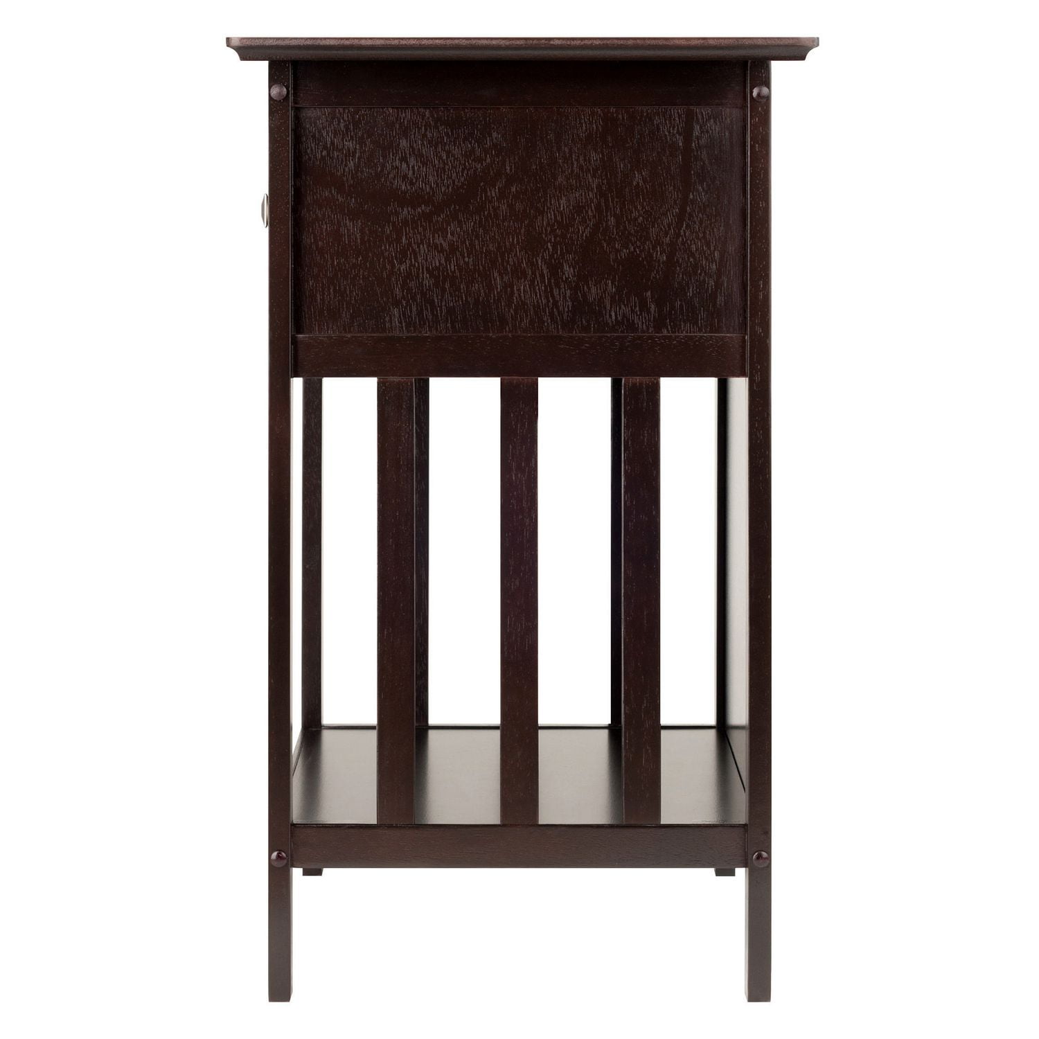 Winsome Marcel Accent Table in Coffee Finish