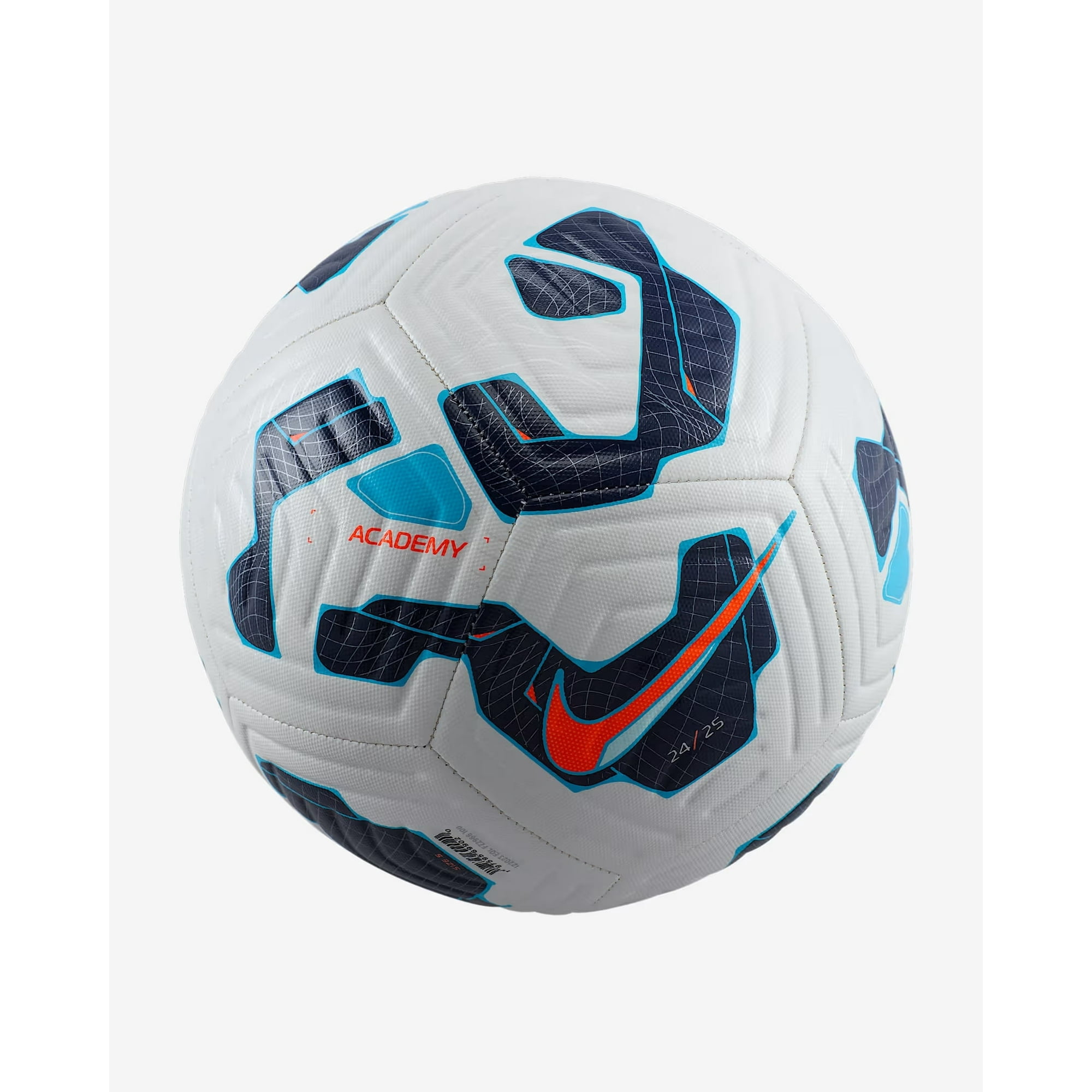 Nike Academy Soccer Ball White/Blackened Blue/Hyper Crimson SIZE 4