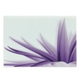 thumbnail image 1 of Flower Cutting Board, Ombre Color Change Style Leaves Water Colored Print Calming Details Image, Decorative Tempered Glass Cutting and Serving Board, Large Size, Purple and White, by Ambesonne, 1 of 1
