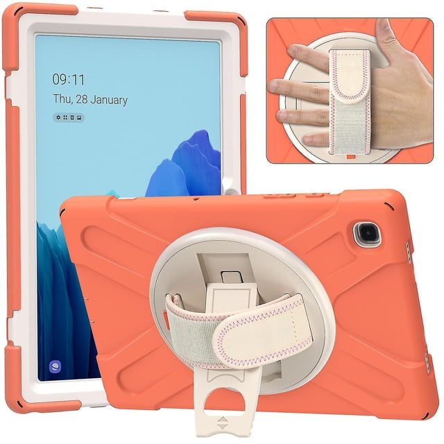 Funda para Samsung Tab A7 de 10,4 pulgadas T500 con soporte giratorio, a prueba de golpes y protección para la cámara.