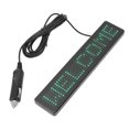 thumbnail image 3 of FYBTO LED Matrix Panel Remote Control Programmable Scrolling LED Sign for Store Car Bar Hotel Z741G Green-090404, 3 of 5