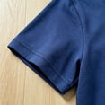 thumbnail image 5 of mgoYE Toddler Baby Boy Back To School Outfits Embroidery Short Sleeve T-shirt Shorts Clothes(Blue,4-5 Years), 5 of 8