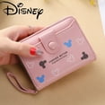 thumbnail image 2 of Cartera de mujer de Disney, billetera plegable multifuncional de Mickey Mouse, Mini monedero con cremallera, tarjetero para niñas, bolsa de almacenamiento de llaves Gao Jinjia LED, 2 of 2