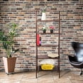 thumbnail image 2 of Casual Home 176-54 5-Shelf Ladder Bookcase, Warm Brown, 2 of 5
