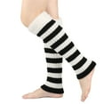 thumbnail image 2 of Tittly Slouch Socks Socks for Women Women's Winter Striped Knitted Sock Hairy Warm Leg Stacked Socks Christmas Warm Foot Cute Socks Hats for Men Black One Size, 2 of 4