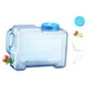 thumbnail image 5 of Contenedor de agua portátil con grifo, cubo de agua, jarra de agua, resistente, multiusos 12 litros, 5 of 9
