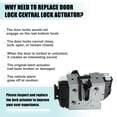 thumbnail image 7 of Unique Bargains Rear Left Door Latch Actuator Door Lock Central Lock Actuator for Dodge for Ram 3500 2010 No.4589651AB, 7 of 7