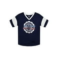 thumbnail image 3 of Justice Girls Knot Hem Football T-Shirt, Sizes XS(5/6)-XL Plus(16/18 Plus), 3 of 4
