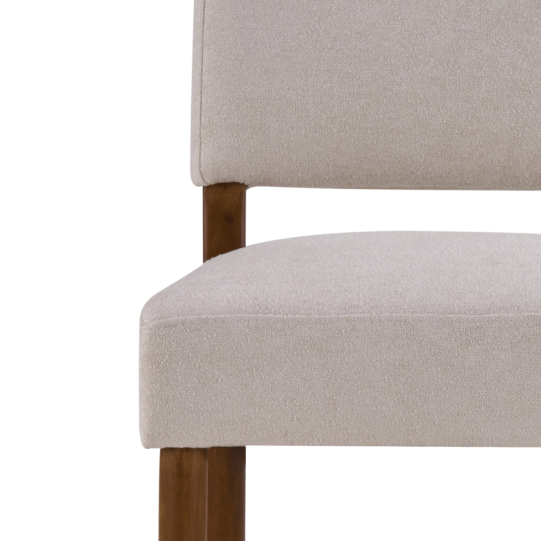 Christopher Knight Home 40" Modern Counter Height Fabric Bar Stools Set of 2, Rubberwood Frame, Light Gray
