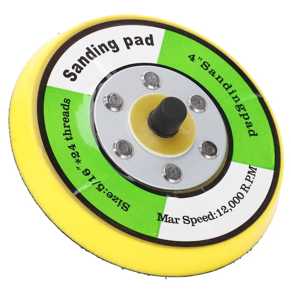 Soporte para lijadora redonda de 4 pulgadas, almohadilla para pulir, base de bandeja para máquina pulidora universal