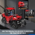 thumbnail image 3 of Tractor Building Blocks Toy Mould King 18020 con mando a distancia, 3 of 6