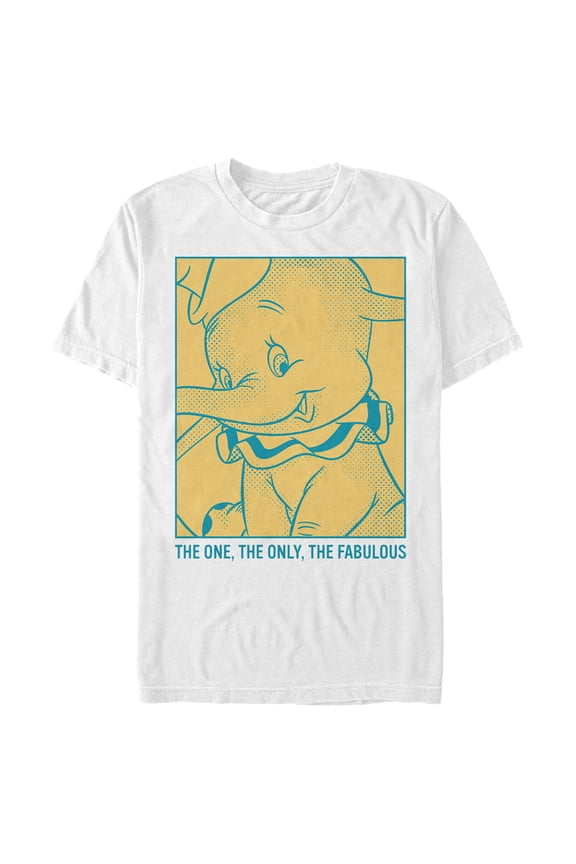 Men's Dumbo The One, The Only, The Fabulous Graphic Tee White Large
