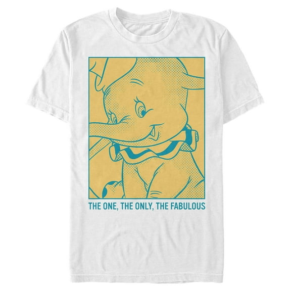 Men's Dumbo The One, The Only, The Fabulous Graphic Tee White Medium